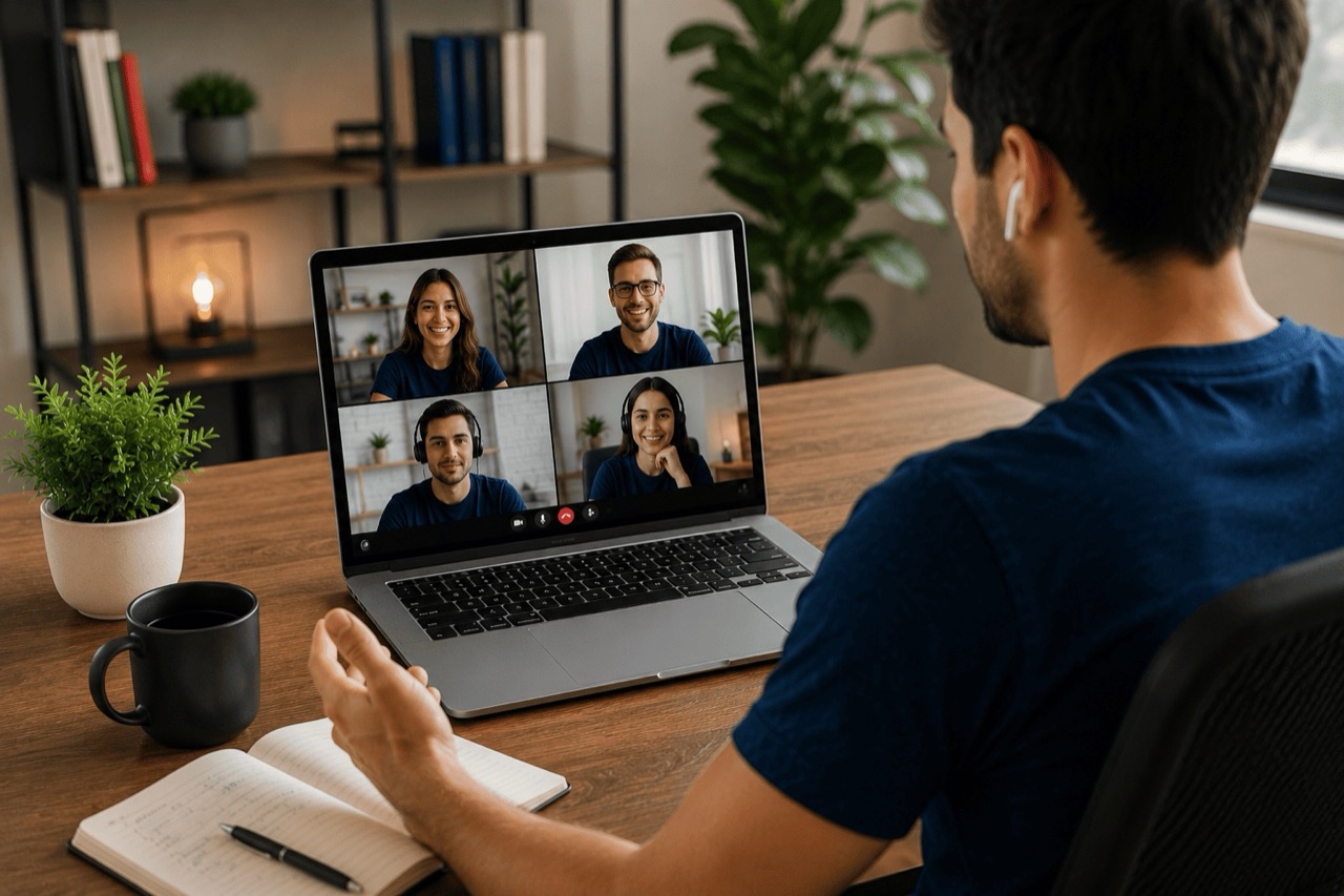 LatAm remote software developer working from home