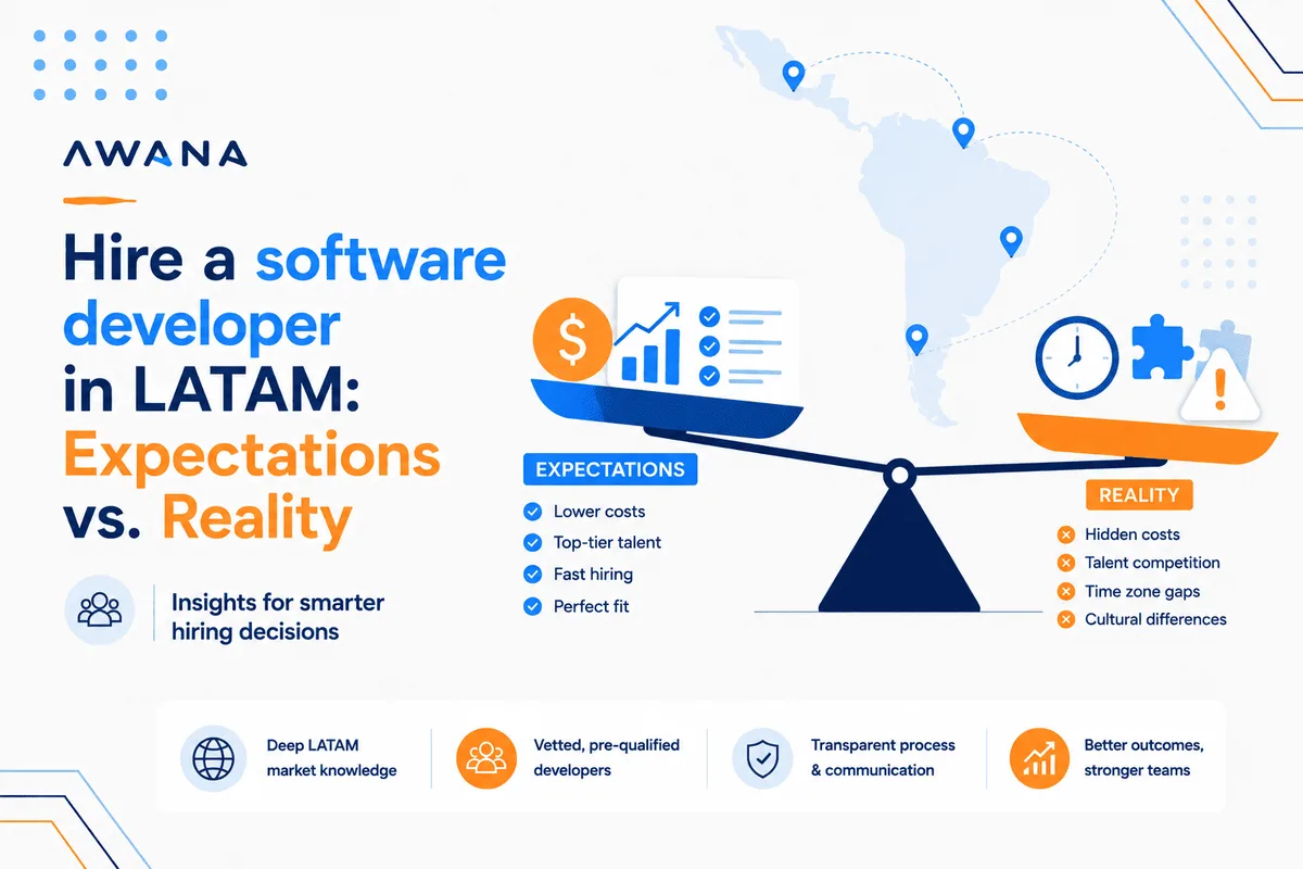 Hire a software developer in LATAM: Expectations vs. Reality