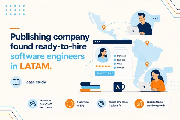 Publishing company found ready-to-hire software engineers in LATAM. Awana blog