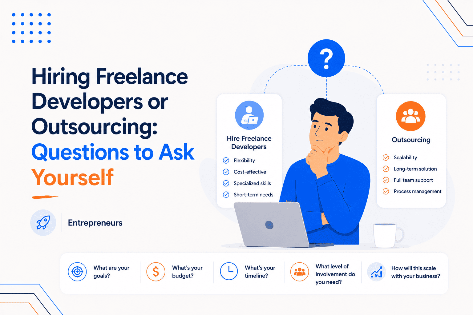 Hiring Freelance Developers or Outsourcing: Questions to Ask Yourself Awana blog