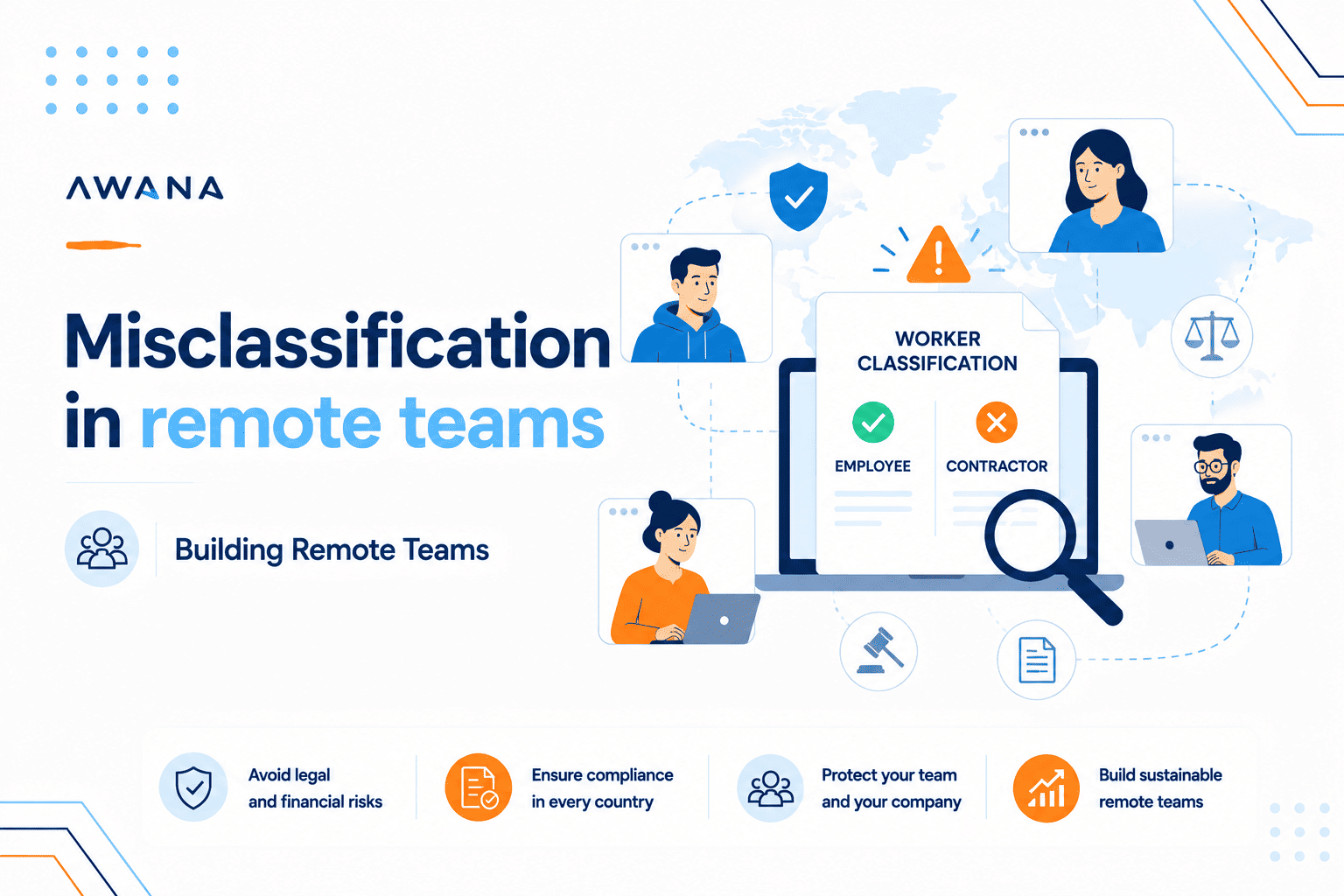 Misclassification in remote teams Awana blog