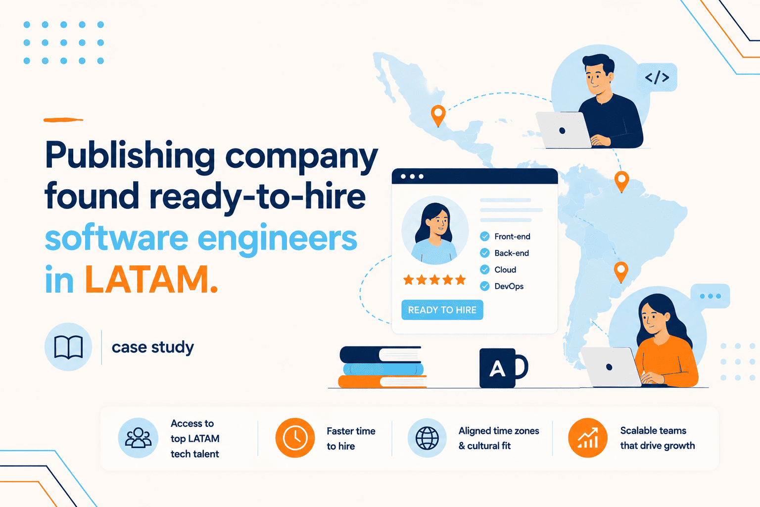 Publishing company found ready-to-hire software engineers in LATAM. Awana blog