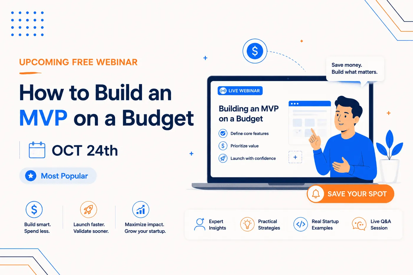 Upcoming Free Webinar: How to Build an MVP on a Budget